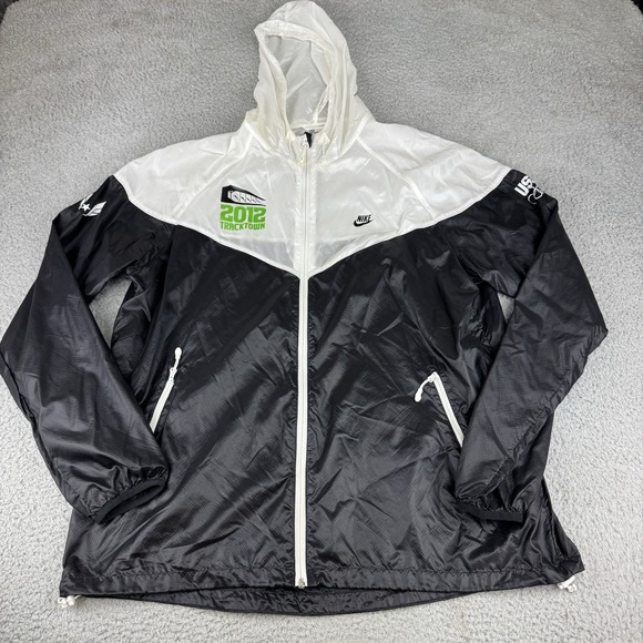 Nike USA Track & Field Jacket Mens‎ Xl 2012 Olympic Tracktown windrunner lite